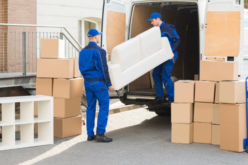 Office removal service in Tolworth with desks and equipment