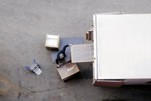 Commercial moving team planning an office relocation in Tolworth