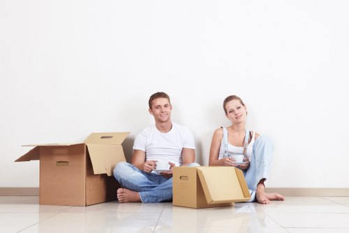 Local movers helping with a home move in Tolworth