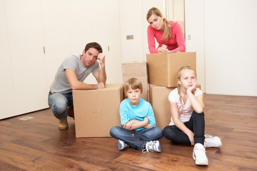 Professional removal van for flat and house moves in Tolworth